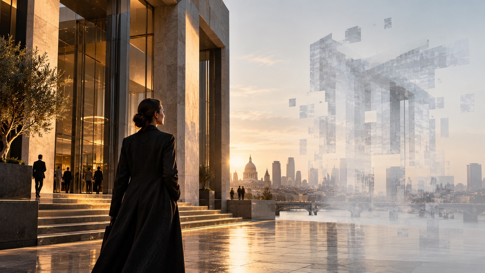 A substantial physical business presence contrasted with a faint and incomplete digital representation